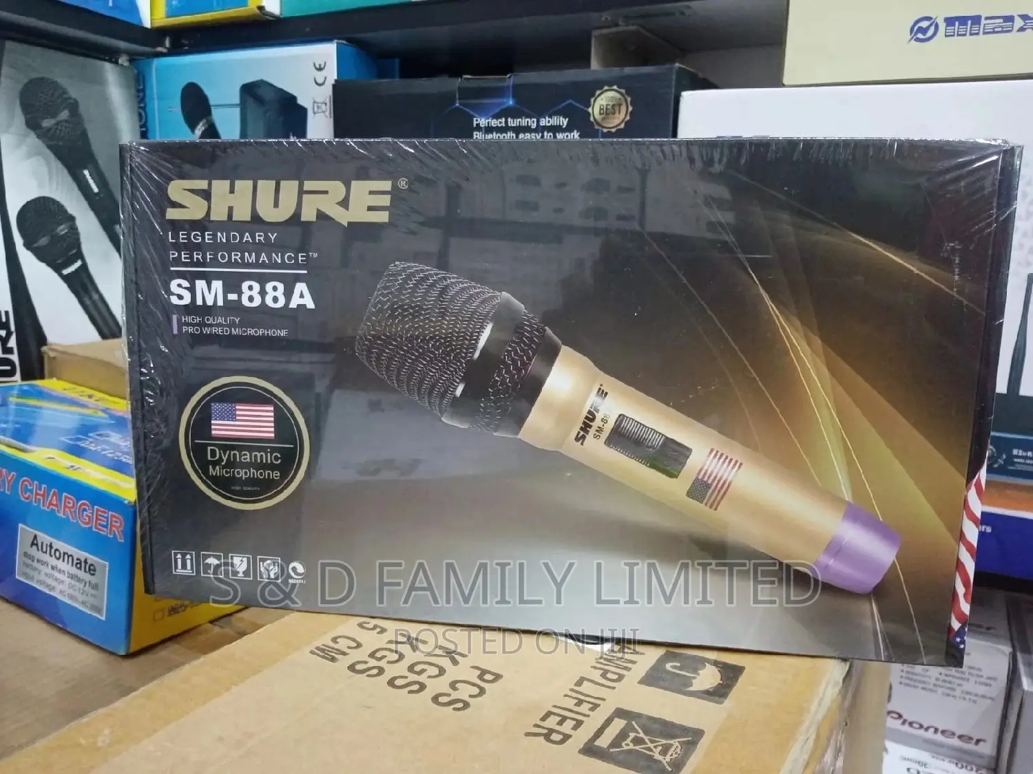 Shure SM-88A Wire Microphone