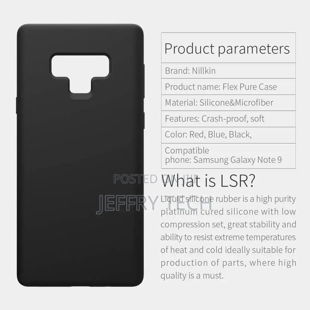 Nillkin Flex PURE Cover Case for Samsung Galaxy Note 9