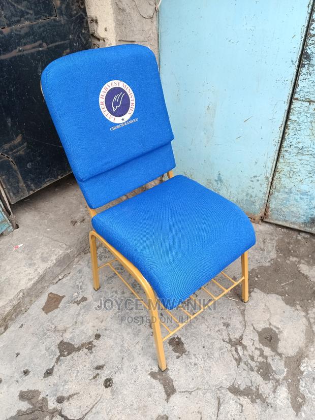 Church Chair Colour Blue.