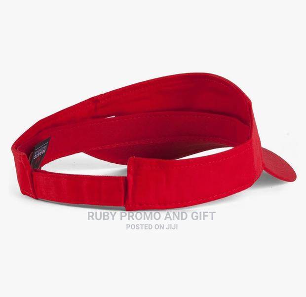 Red Visor Caps - thumbnail 2