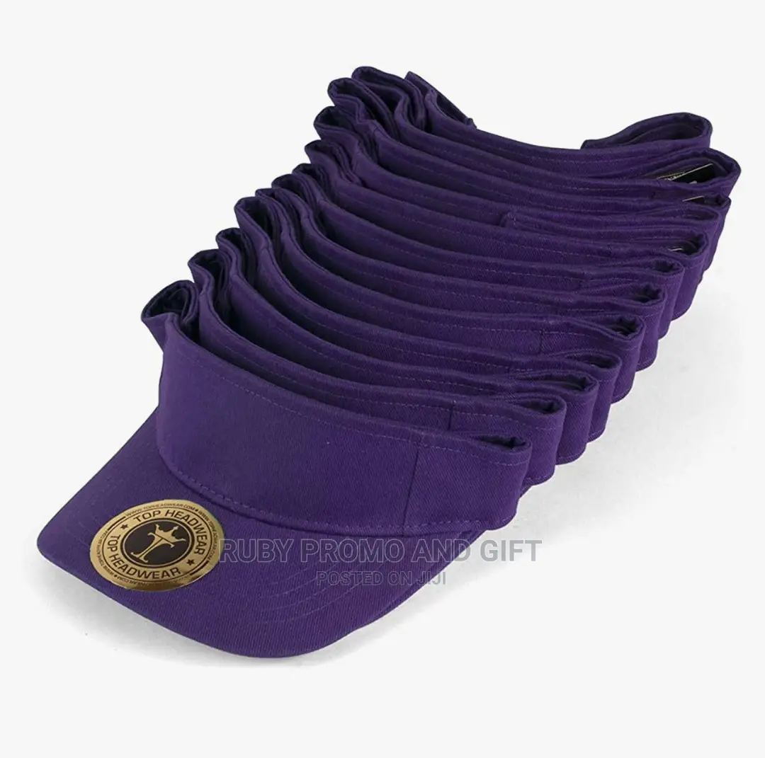 Purple Visor Caps