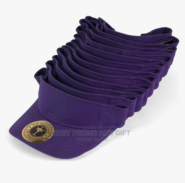 Purple Visor Caps - thumbnail 3