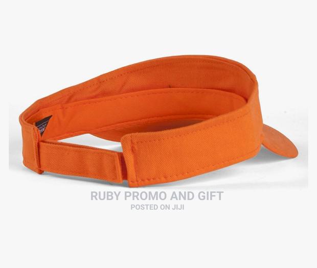 Orange Visor Caps - main view