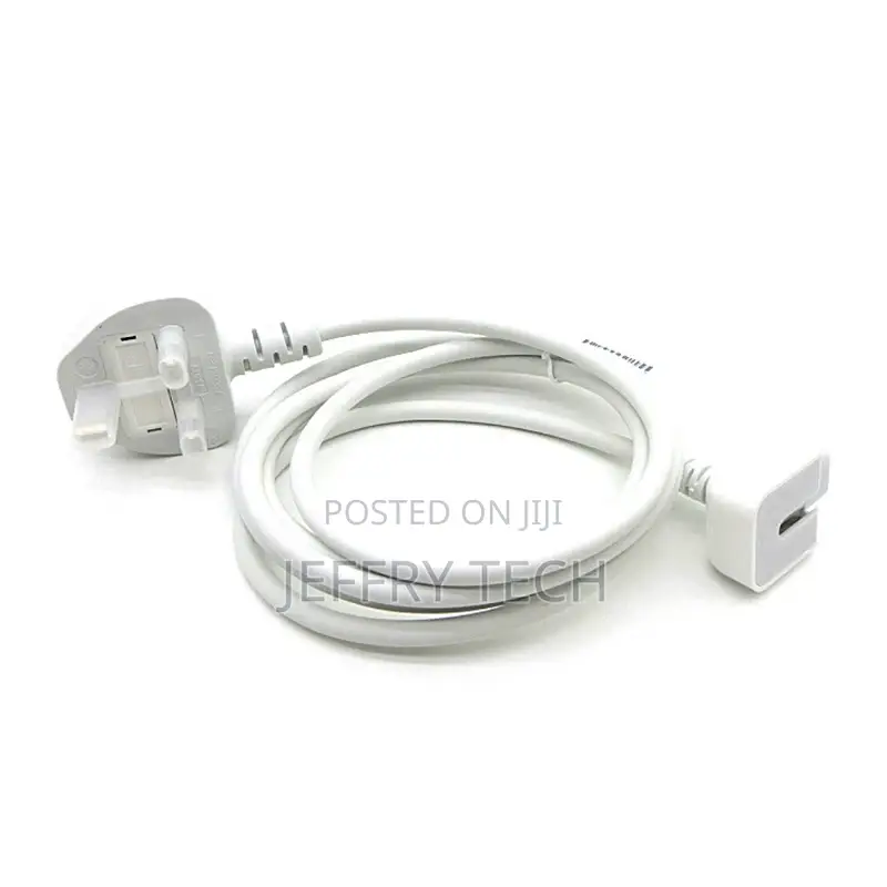 1.8M AC Power Adapter UK Plug Extension Cable for Mac Macboo