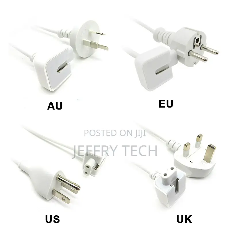 1.8M AC Power Adapter UK Plug Extension Cable for Mac Macboo