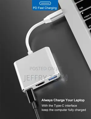 USBC3.0 3 in 1 HUB Type-C to Hdmi-Compatible USB 3.0 Docking