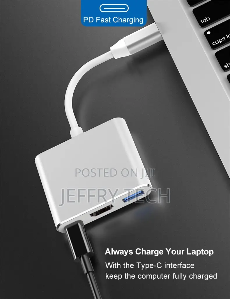 USBC3.0 3 in 1 HUB Type-C to Hdmi-Compatible USB 3.0 Docking