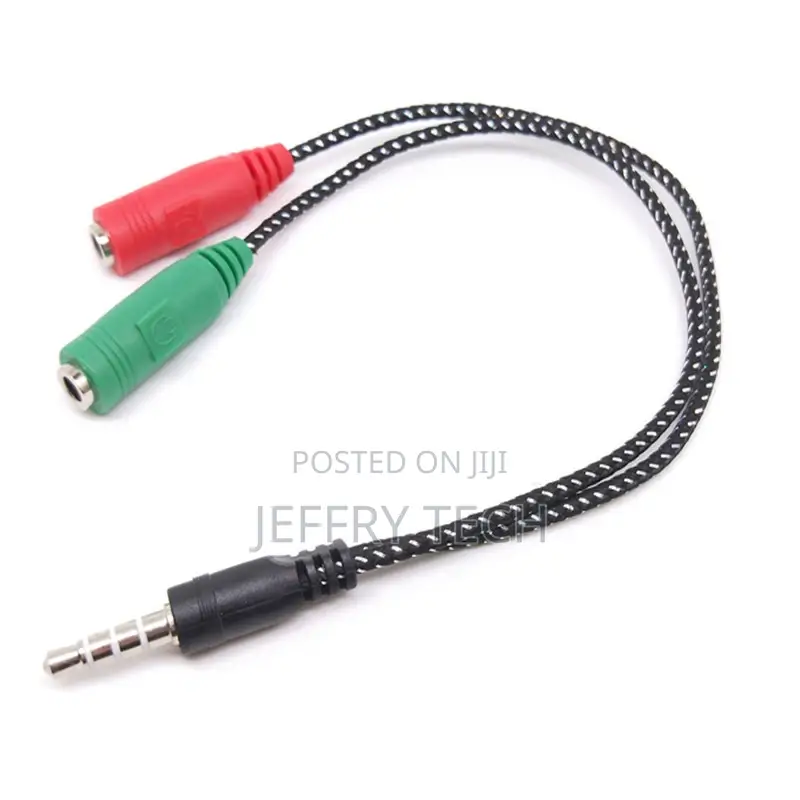 Audio Cable Adapter Splitter 3.5mm Audio Earphone Headphone