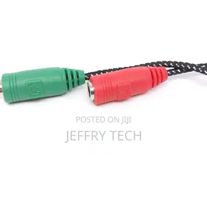 Audio Cable Adapter Splitter 3.5mm Audio Earphone Headphone