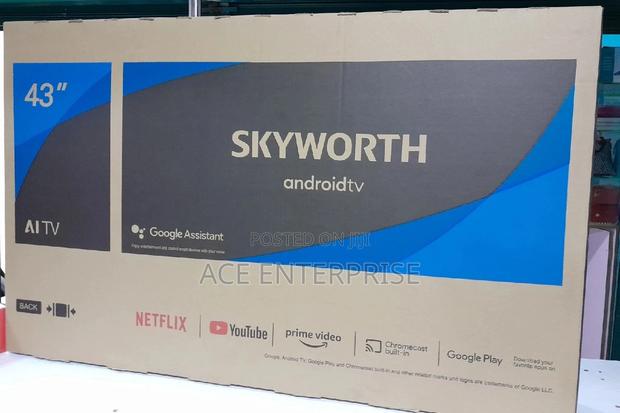 Skyworth 43" 43e3a Full Hd Frameless Smart Android Tv - thumbnail 2