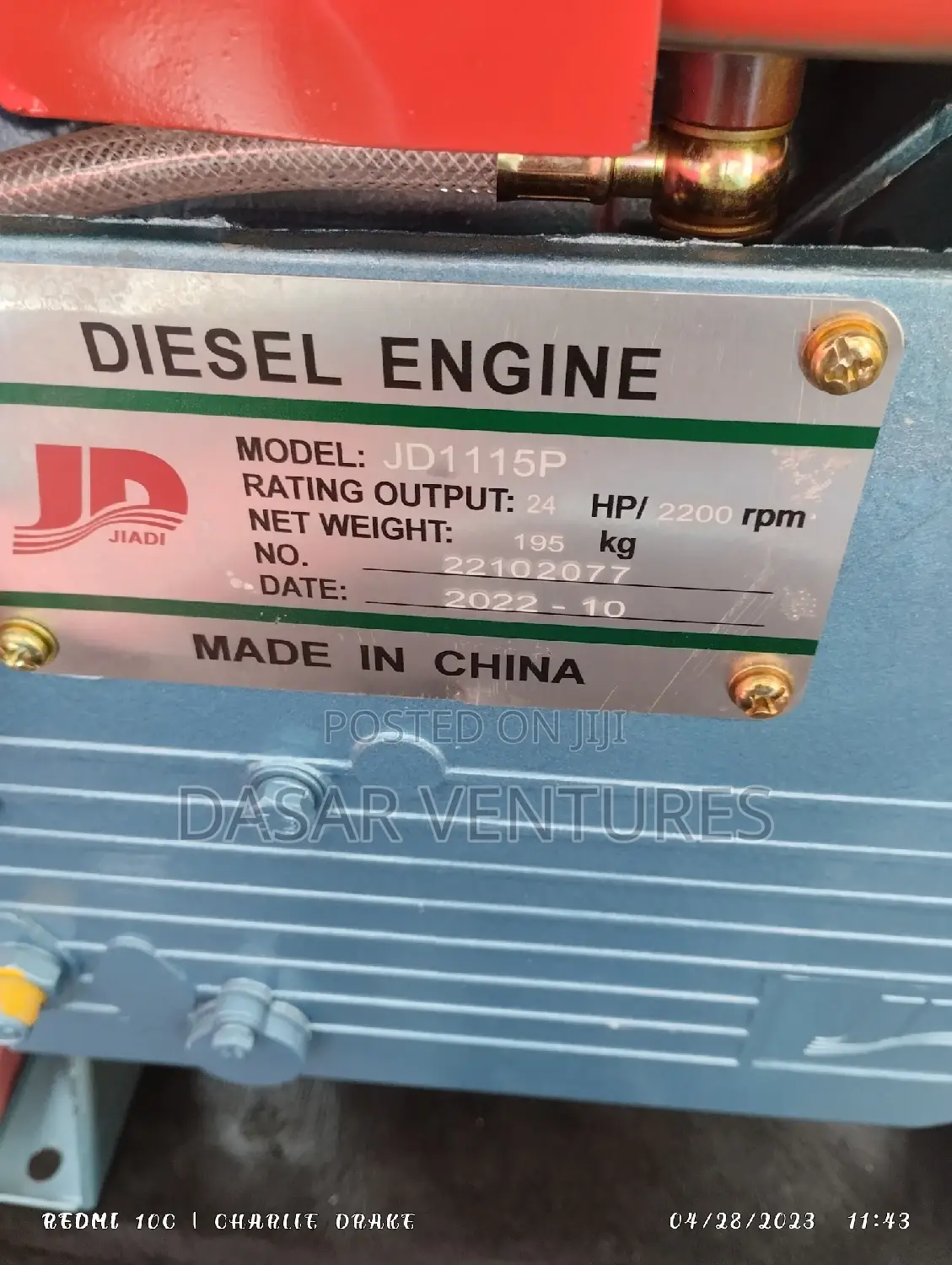JD Engine 24hp