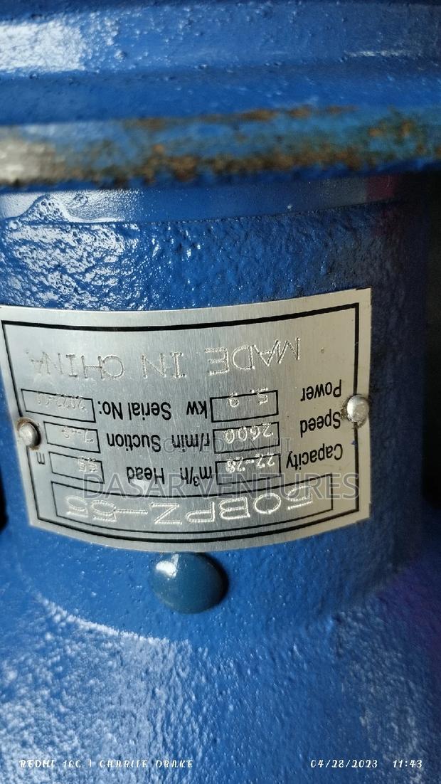 2" Bare Pump 50bpz