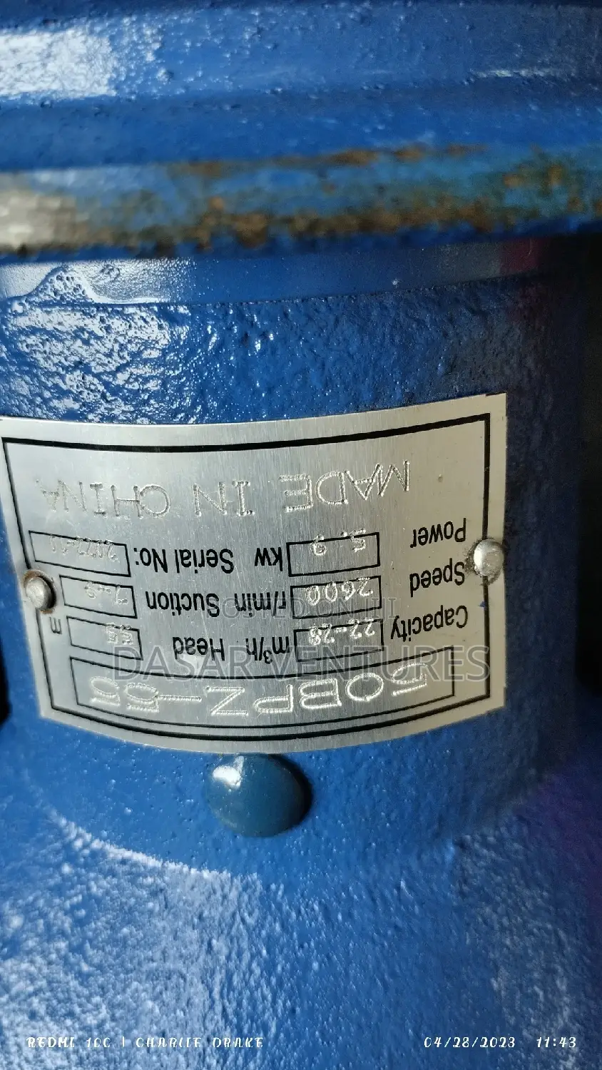 2" Bare Pump 50bpz