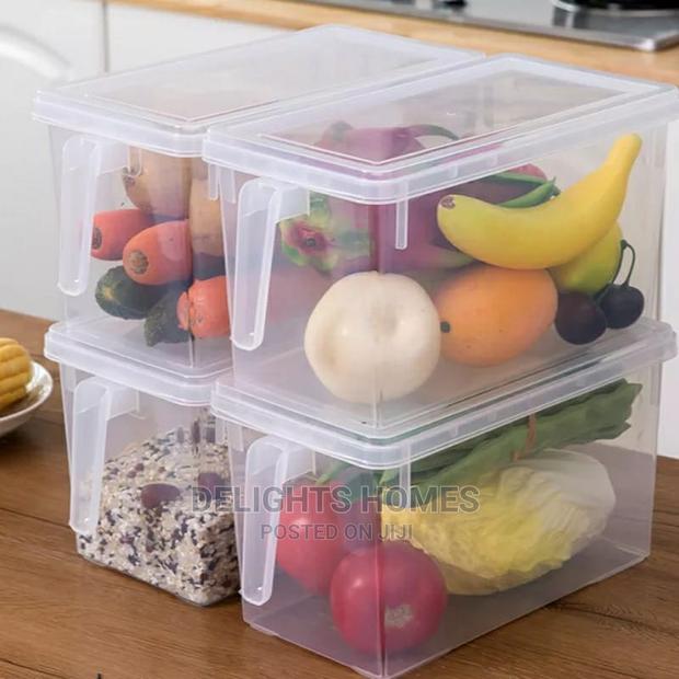 Clear Multipurpose Fridge Containers and Cereal Storage