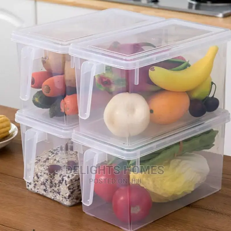 Clear Multipurpose Fridge Containers and Cereal Storage