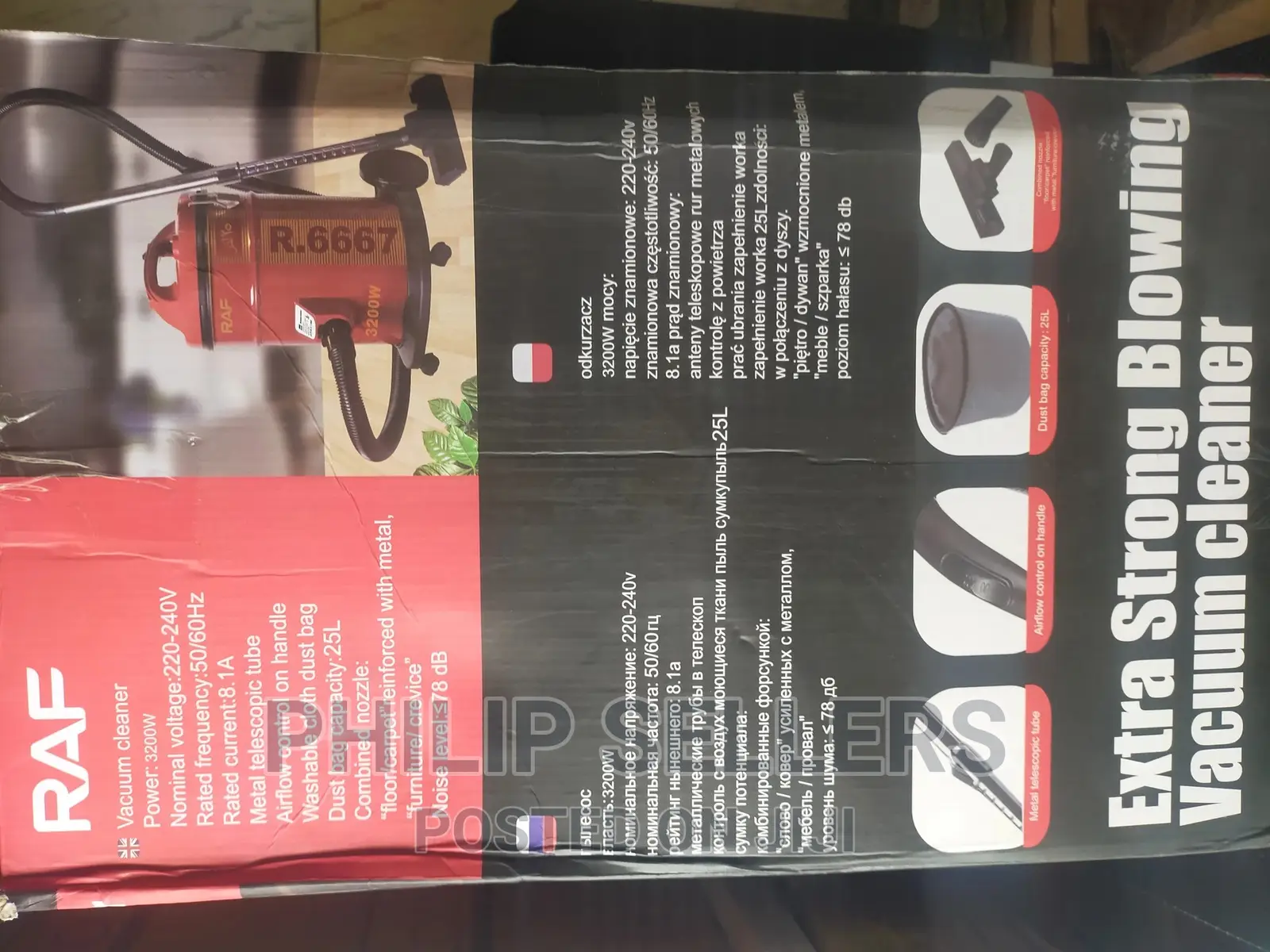 Professional Wet and Dry Canister Vacuum Cleaner With Dust B