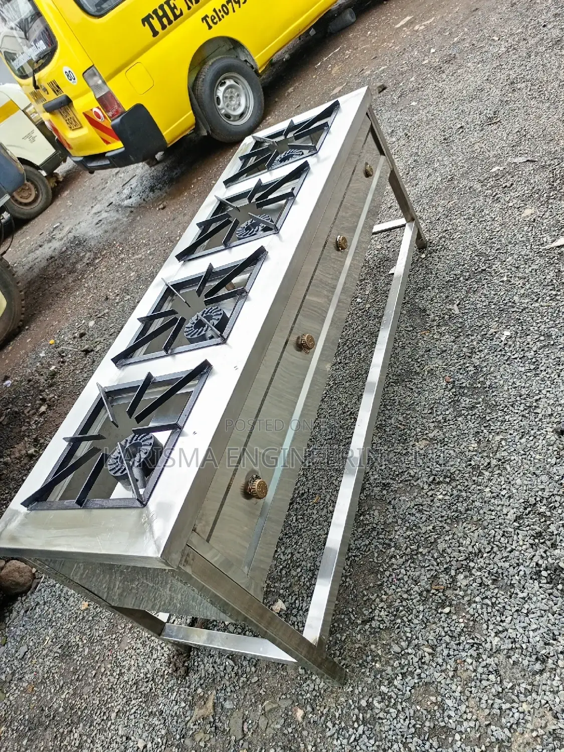 Commercial 4 Burner Hotel Gas Cooker