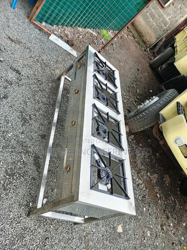 Commercial 4 Burner Hotel Gas Cooker - thumbnail 2