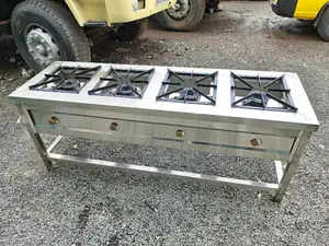 Commercial 4 Burner Hotel Gas Cooker