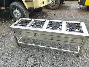 Commercial 4 Burner Hotel Gas Cooker