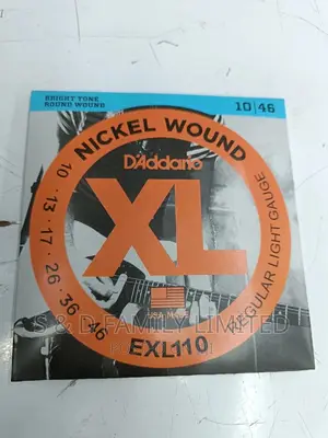 Nickel Wound d'Addario Electric Guitar Strings