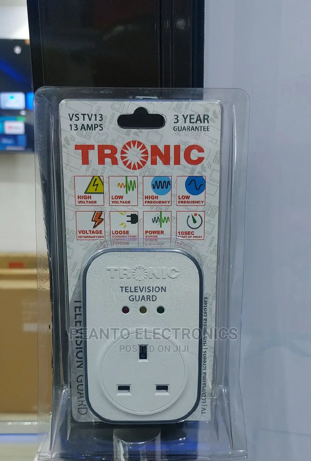 Tronic TV Guard 13 Amps Tronic Voltage Surge Protector