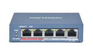 Hikvision Elvy DS-3E0105P-E Poe Injector Switch 5 Ports