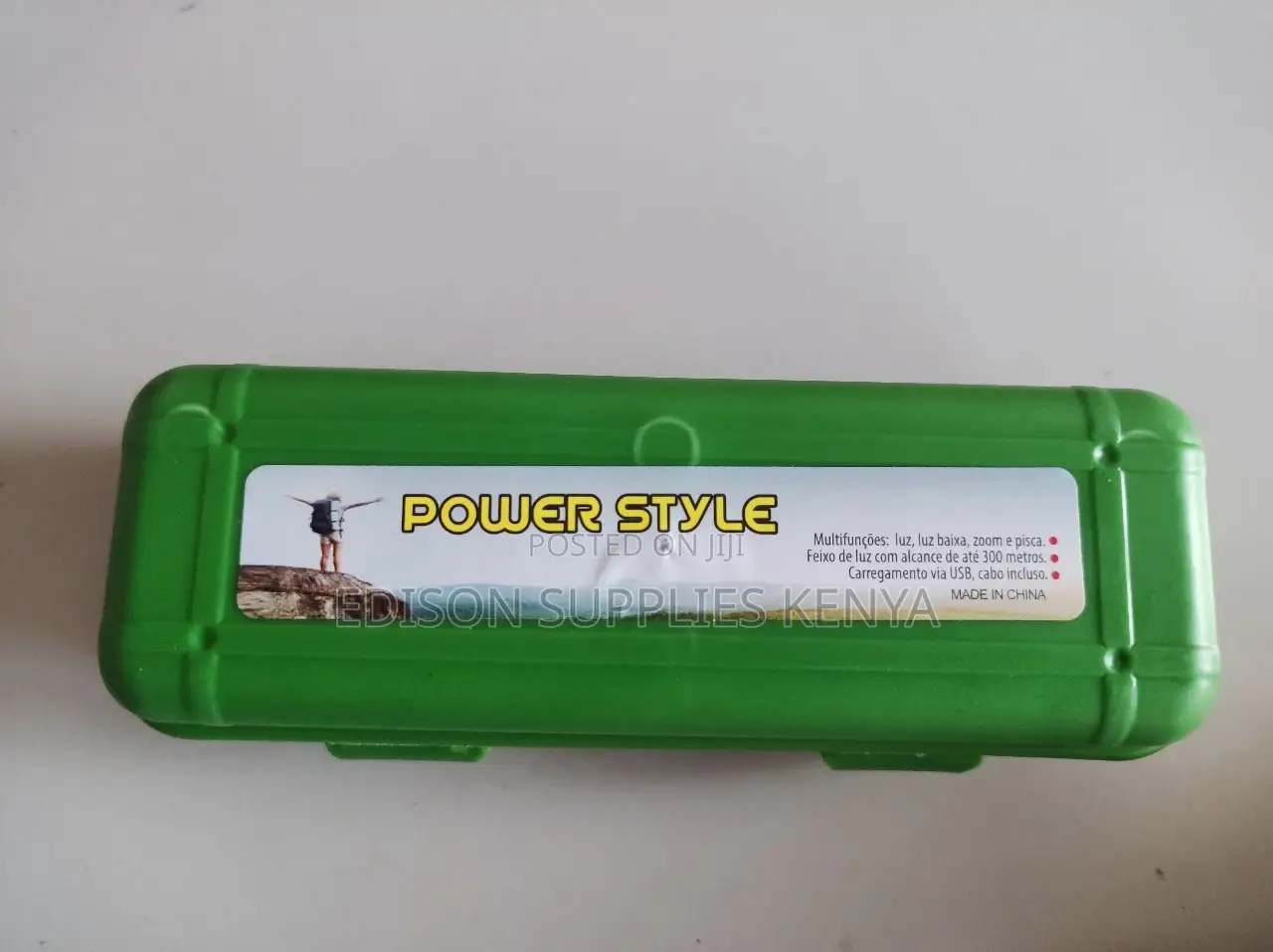 Zoom Torch Power Light Flashlight Zoom Rechargeable Torch