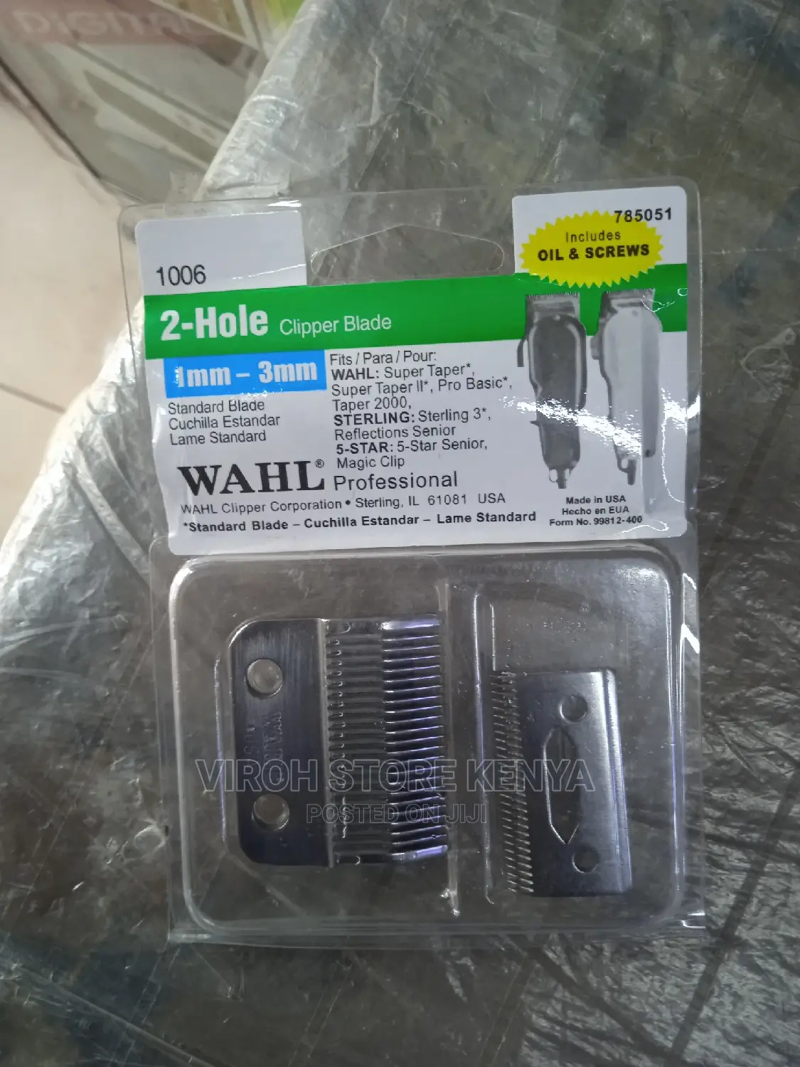 Wahl Clippers Blades for Replacement 2hole