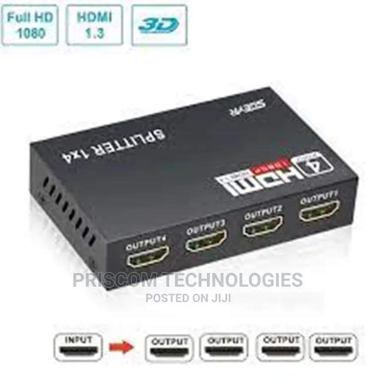 1X4 HDMI Splitter Up To *, HDMI Splitter, HDMI Splitter