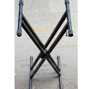 Metallic Heavy Duty Keyboard Stand - thumbnail 2