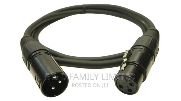 XLR Male to XLR Female Cable 2m