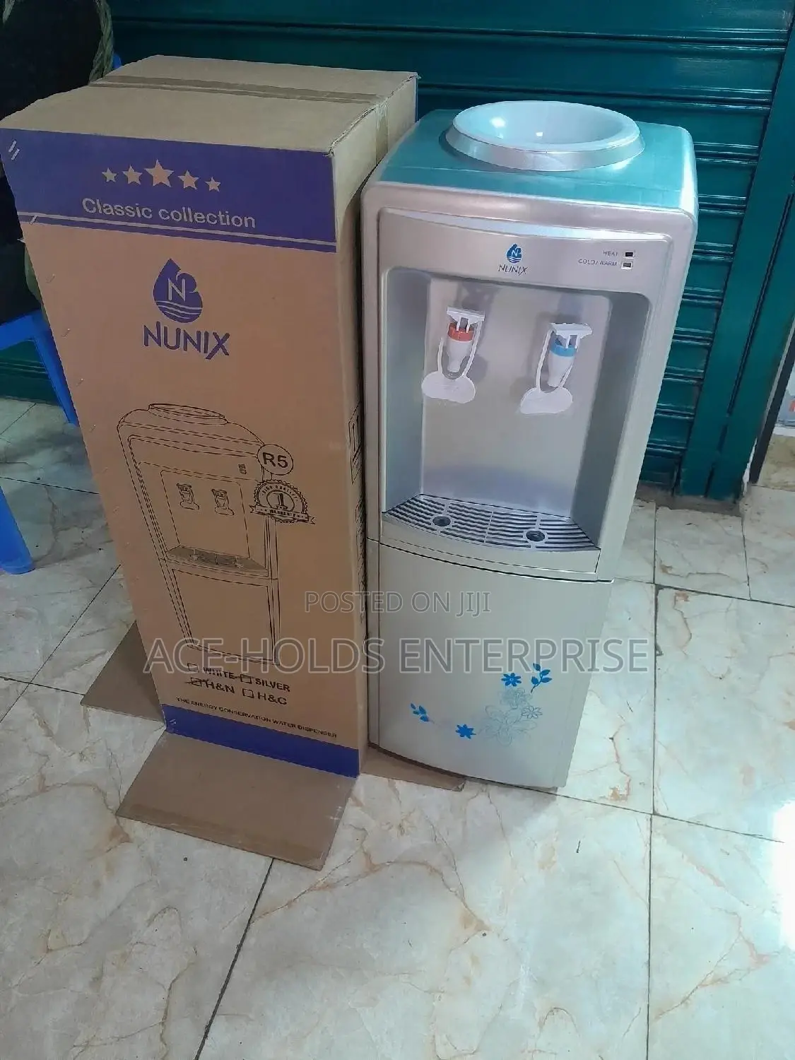 Silver R5-S Nunix Hot and Normal Water Dispenser