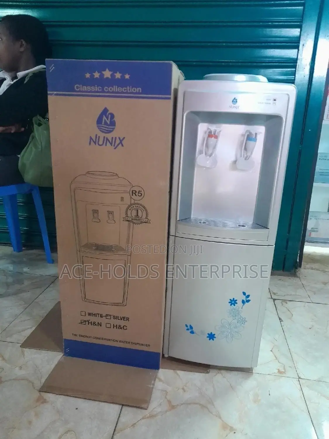 Nunix R5 Silver Hot and Normal Water Dispenser