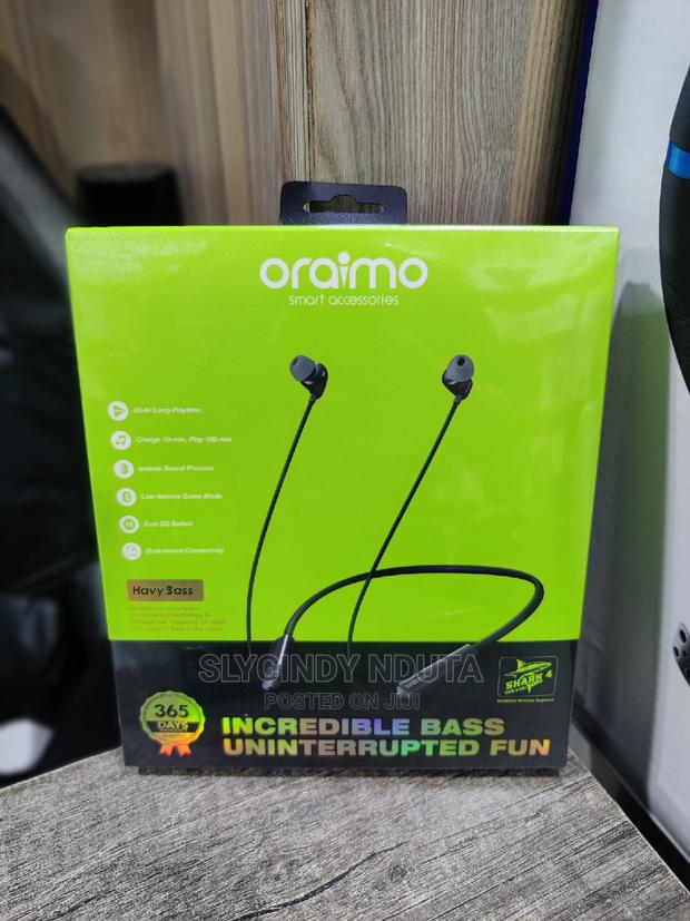 Oraimo(OEB-E30d) Shark 4 Neckband Wireless Earphones - main view