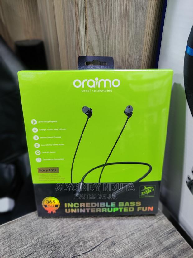 Oraimo(OEB-E30d) Shark 4 Neckband Wireless Earphones - thumbnail 2