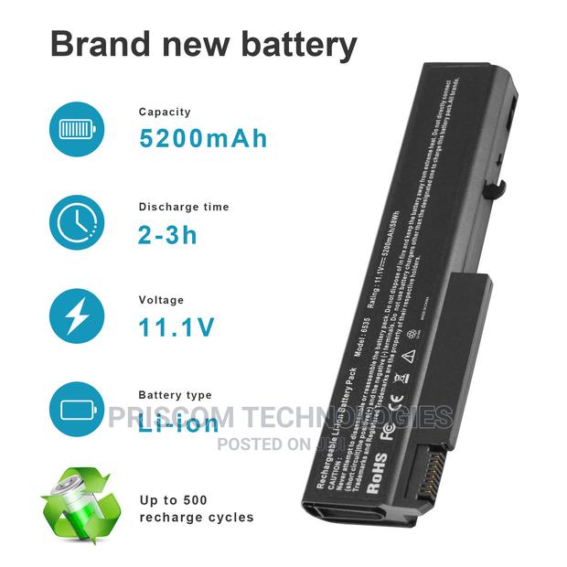 HP Elitebook 8440P 6930P 6550B Probook 6455B Laptop Battery