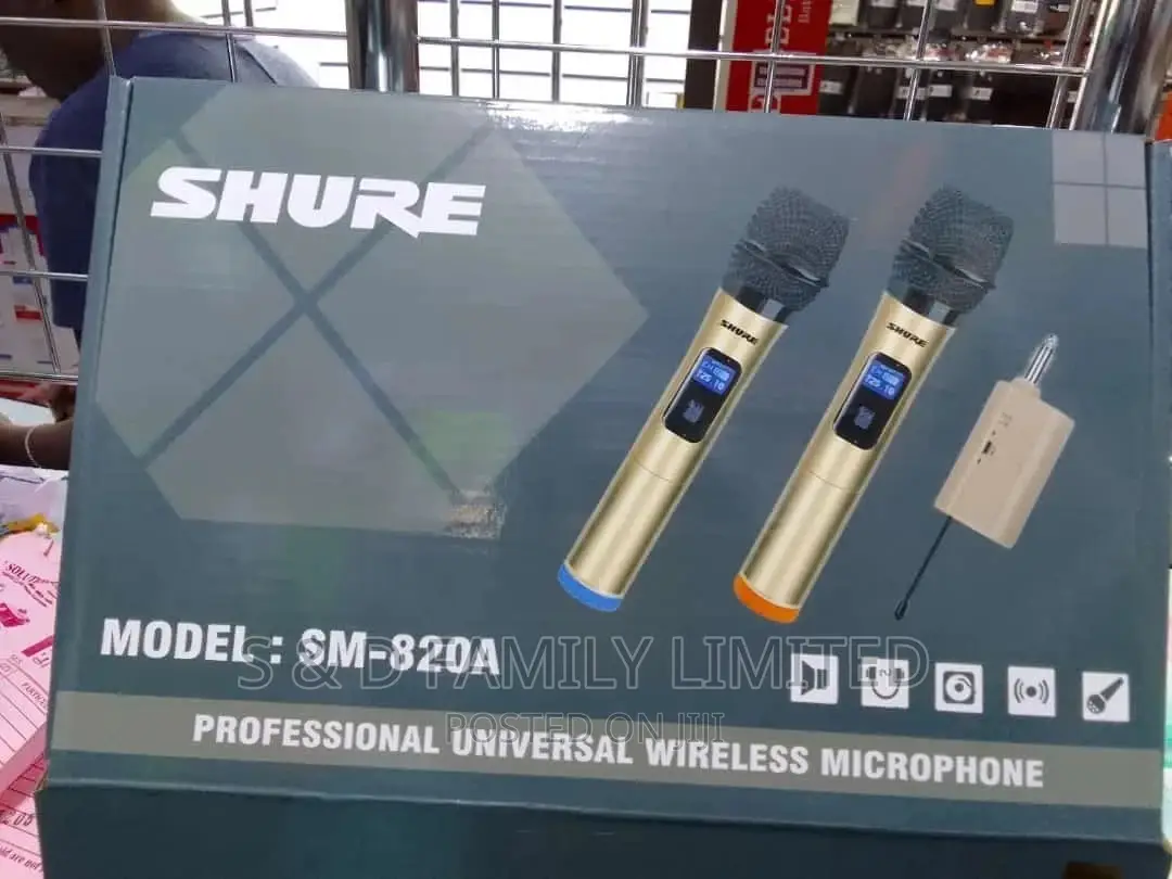 Shure SM-820A Wire Microphones