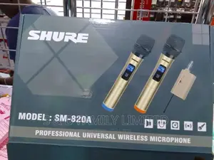 Shure SM-820A Wire Microphones