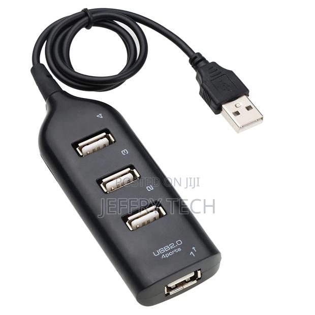 USB Hub 4 Port USB 2.0 Hub With Cable Mini Hub Socket Patter - main view