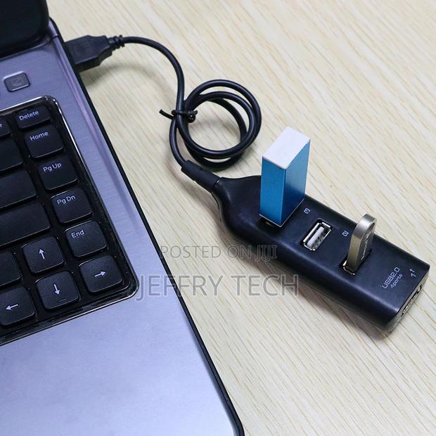 USB Hub 4 Port USB 2.0 Hub With Cable Mini Hub Socket Patter - thumbnail 4