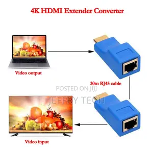 Hdmi-Compatible Extender RJ45 Ports Network 30M Hdmi-Compati
