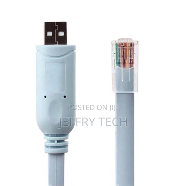 1.8M USB to Rj45 USB to Rs232 Serial to Rj45 Cat5 Console Ad - thumbnail 2
