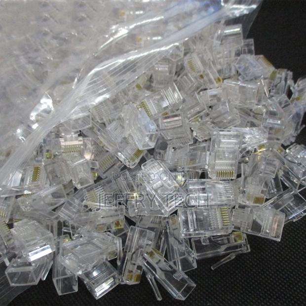 100pcs RJ-45 Ethernet Cables Module Plug Network Connector F