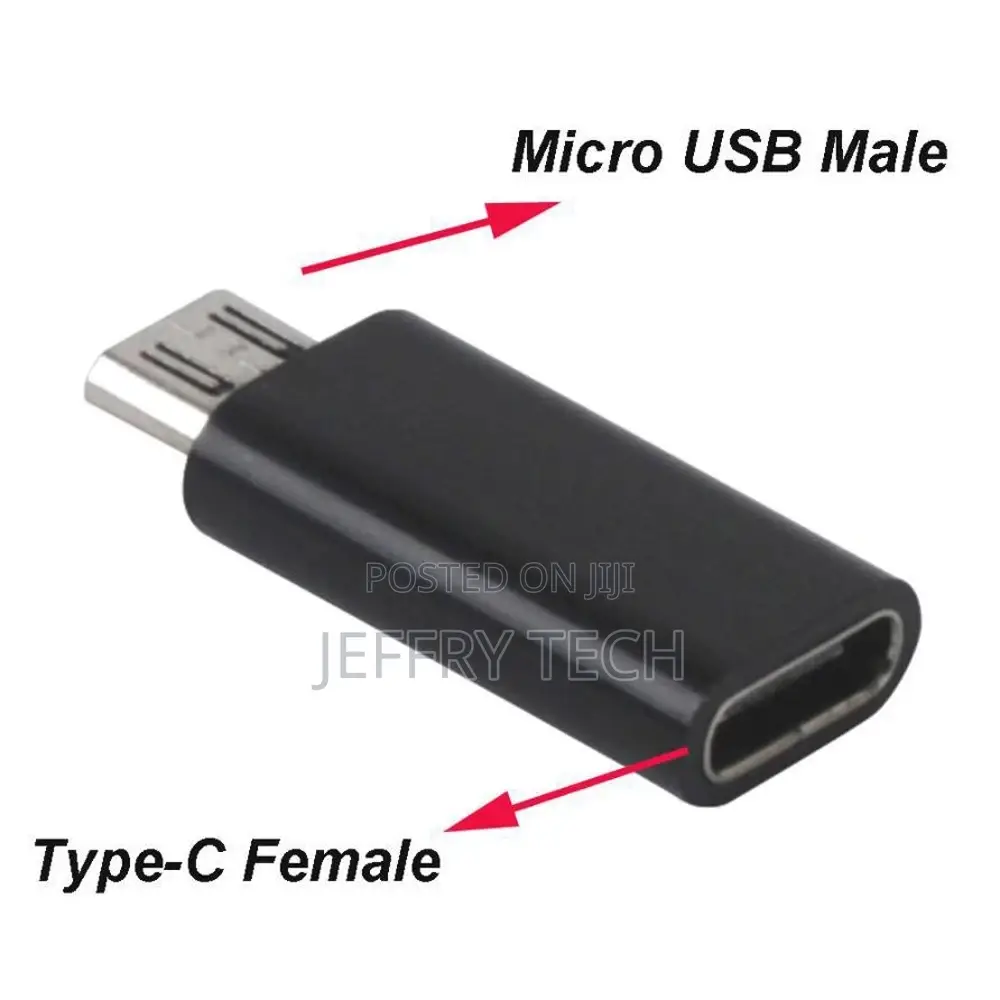 USB Type C Female to Micro USB Male Adapter Connector Type-C