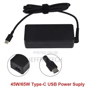 /65w USB C Power Supply Adapter Type C Laptop Charger Adapte