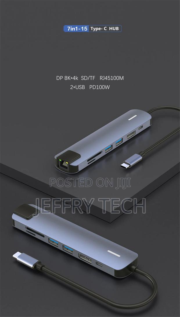 7-in-1 DP 60hz Docking Station USB Type C Hub Concent