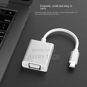 Usb 3.1 Type-C to Vga Converter Cable Adapter Male to Female