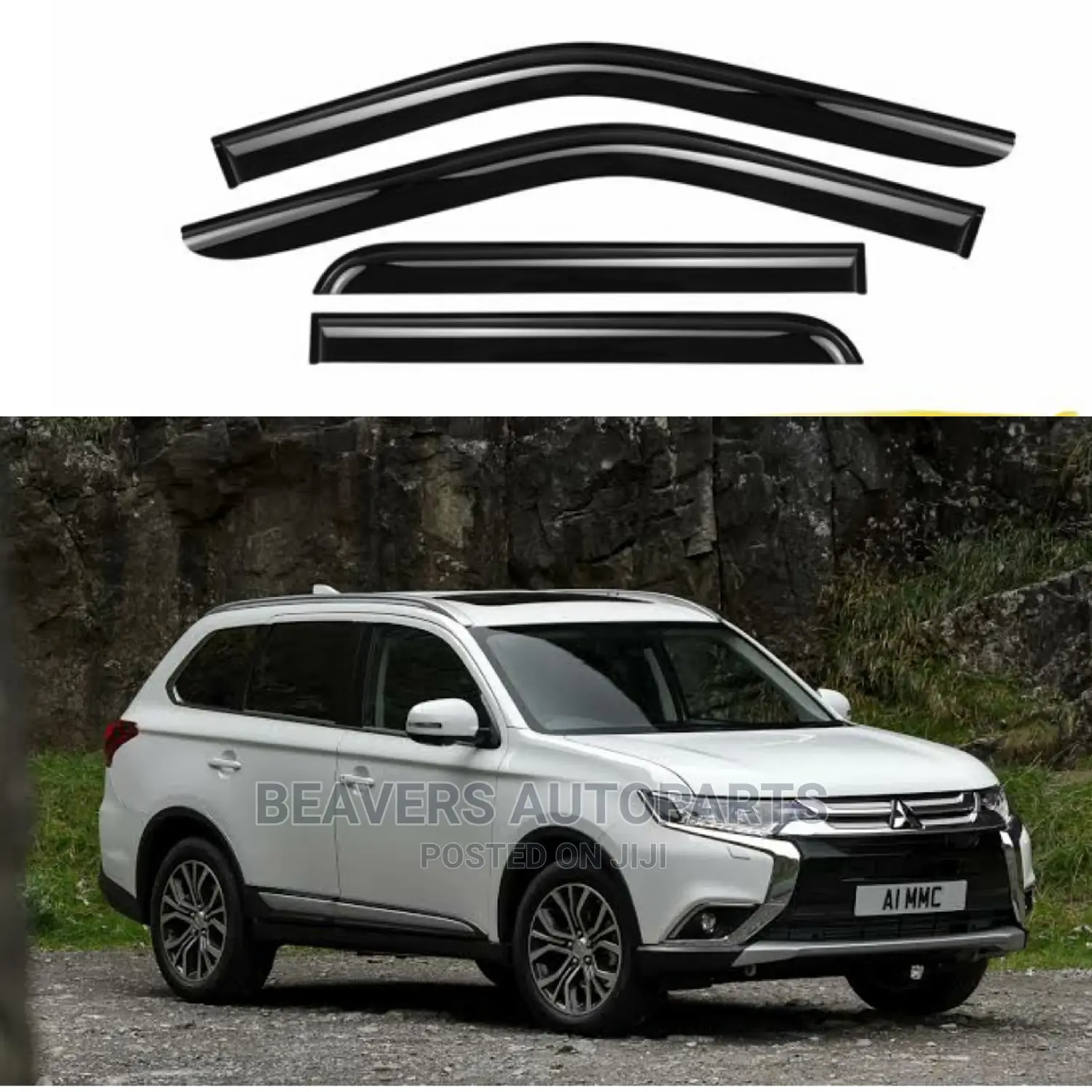 Mitsubishi Outlander 2014-2018 Windbreakers