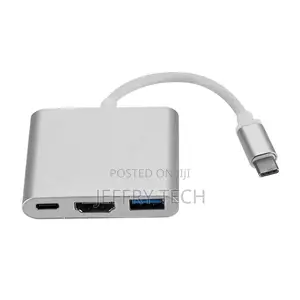 3 in 1 Type C to Hdmi-Compatible USB C 3.0 Hub Dock Adapt